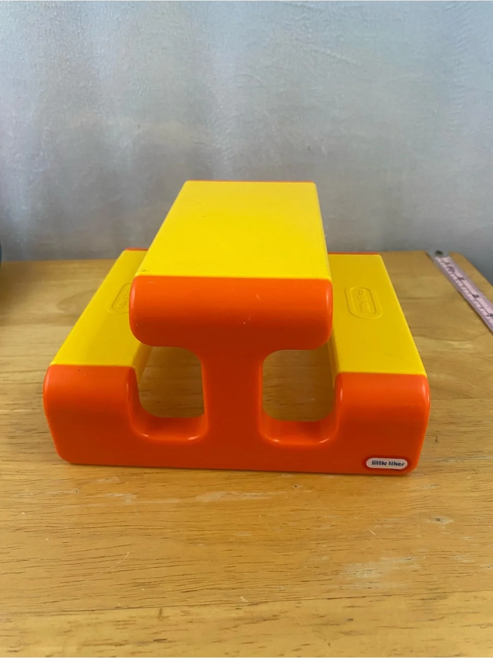 Vintage Little Tikes Dollhouse Slide and Picnic Table